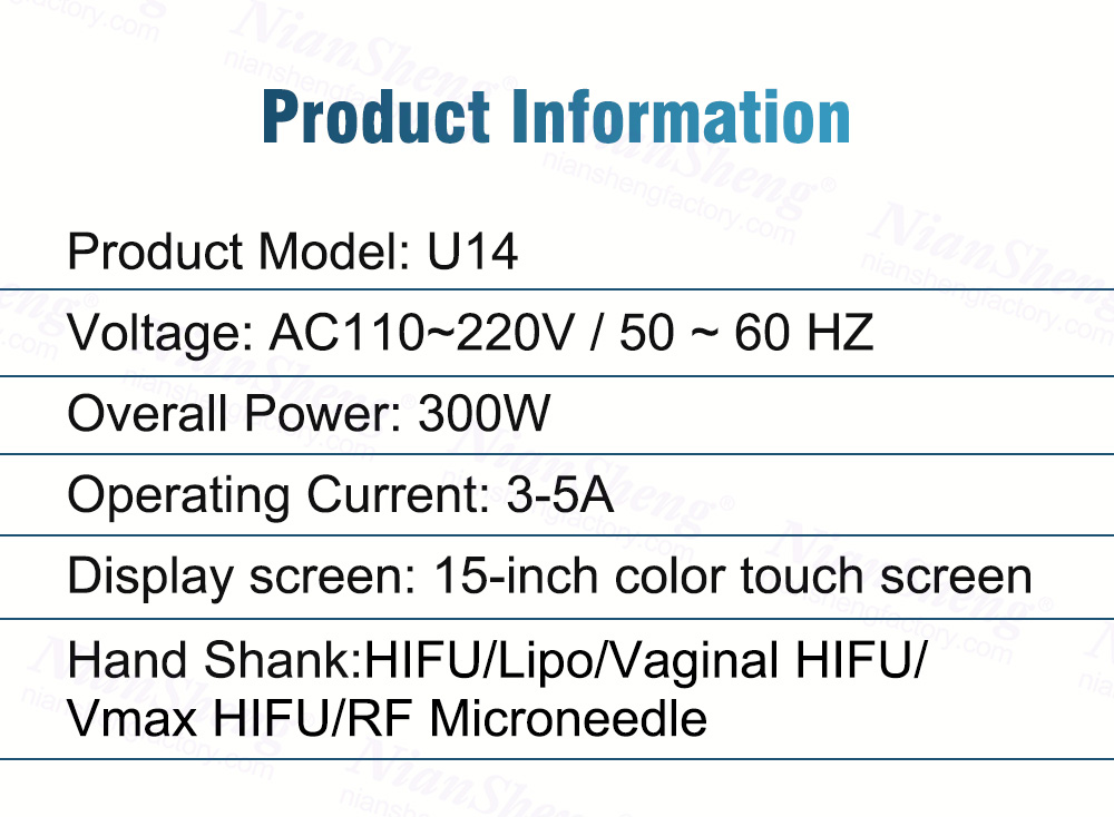 7D Hifu Ultrasonic